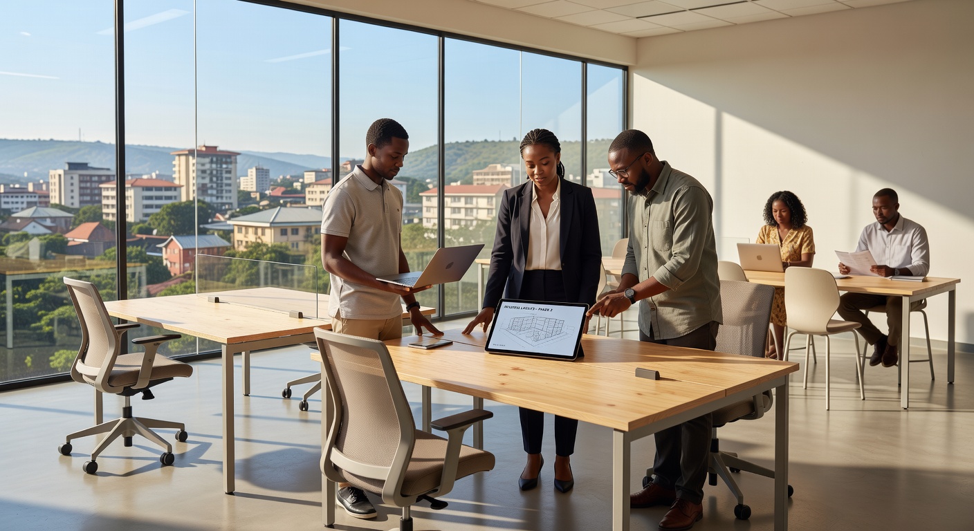 Kampala office team collaboration