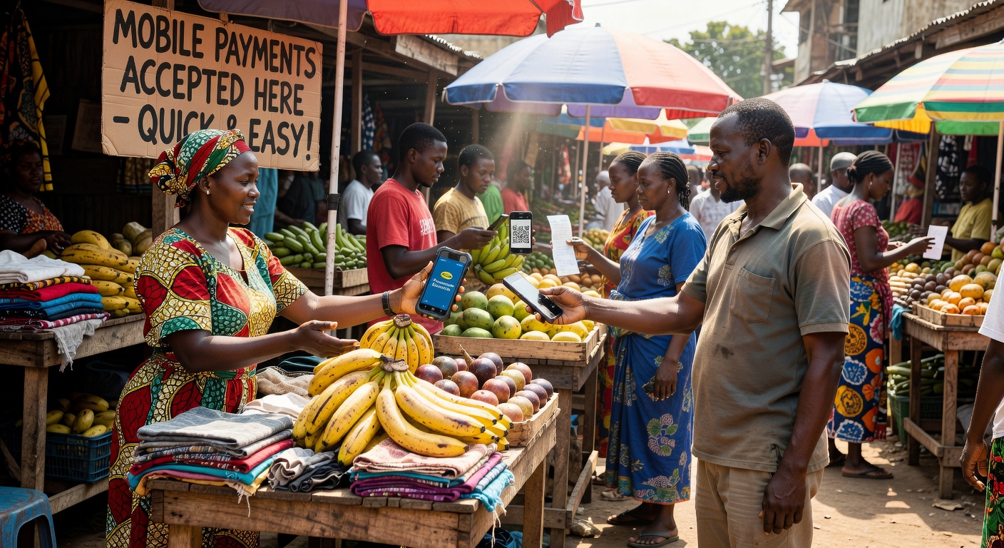 Market mobile payments Uganda